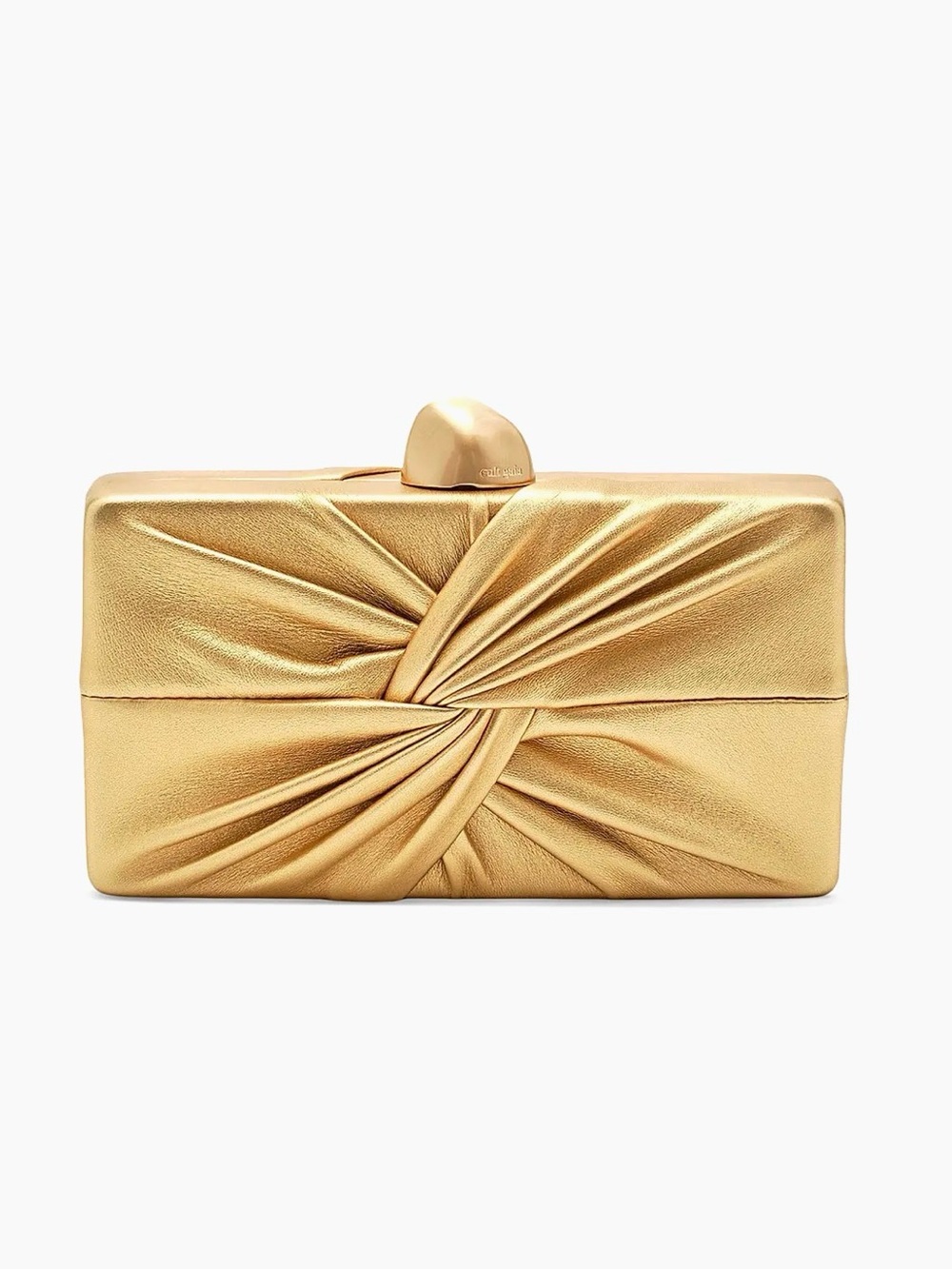 CULT GAIA  Lisse Knotted Leather Clutch